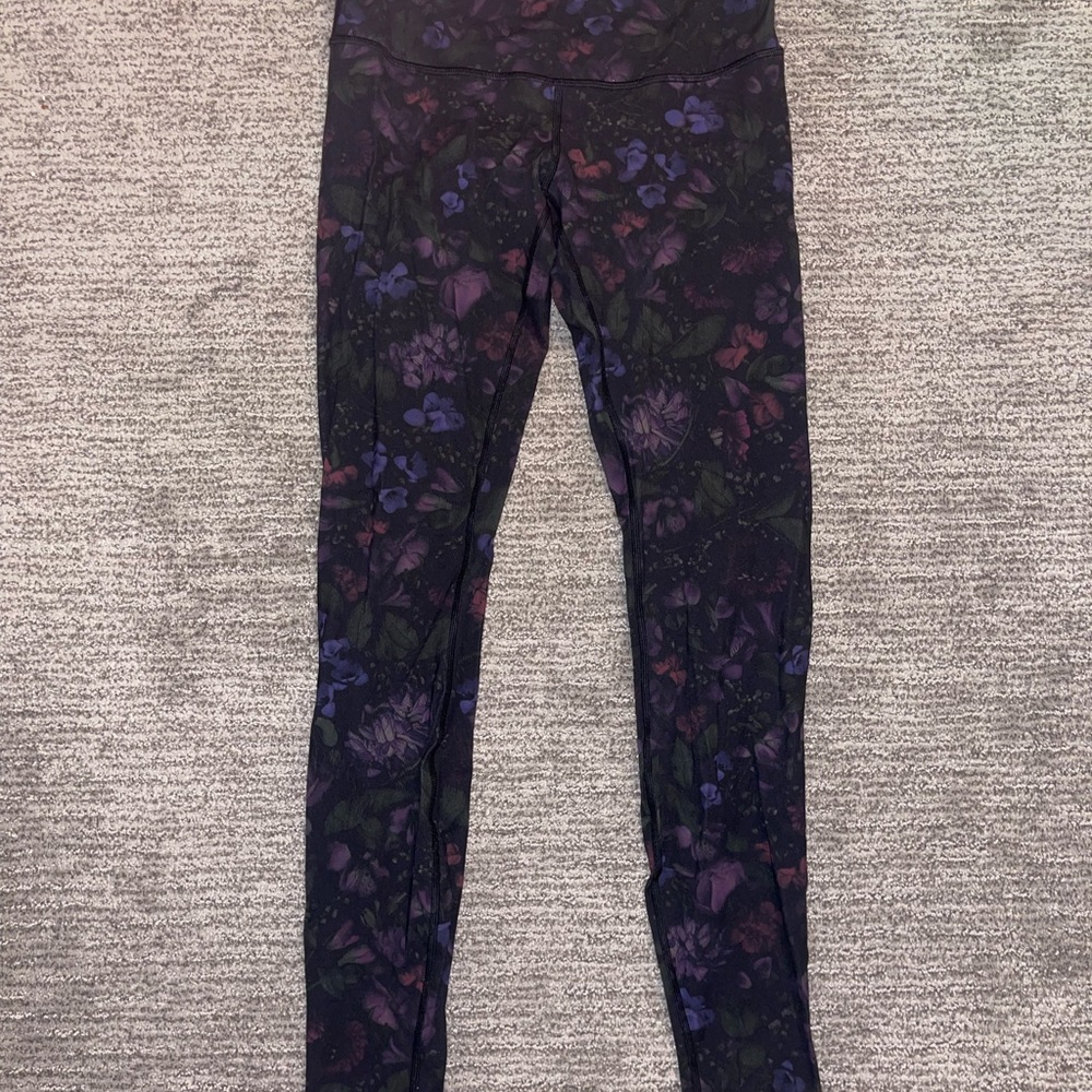 Lululemon Wunder Under Frozen Flourish Multi